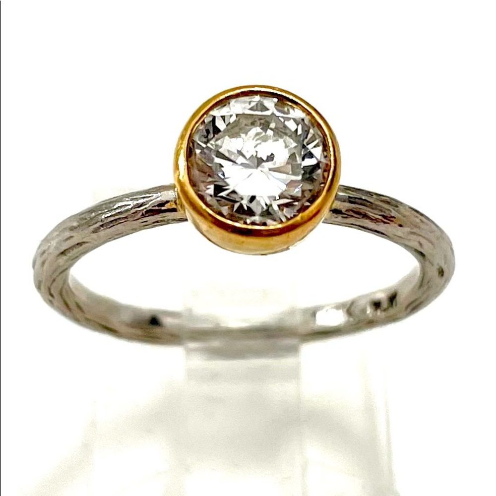 Genuine Diamond Ring Solitaire